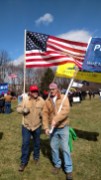 Men w/ Flags